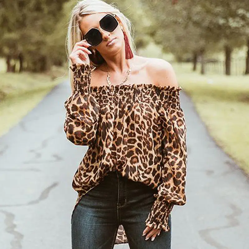 2018 Sexy Women Leopard T Shirts Long Sleeve Leopard Fashion Ladies TShirt Tops Size S-XL
2018 Sexy Women Leopard T Shirts Long Sleeve Leopard Fashion Ladies TShirt Tops Size S-XL