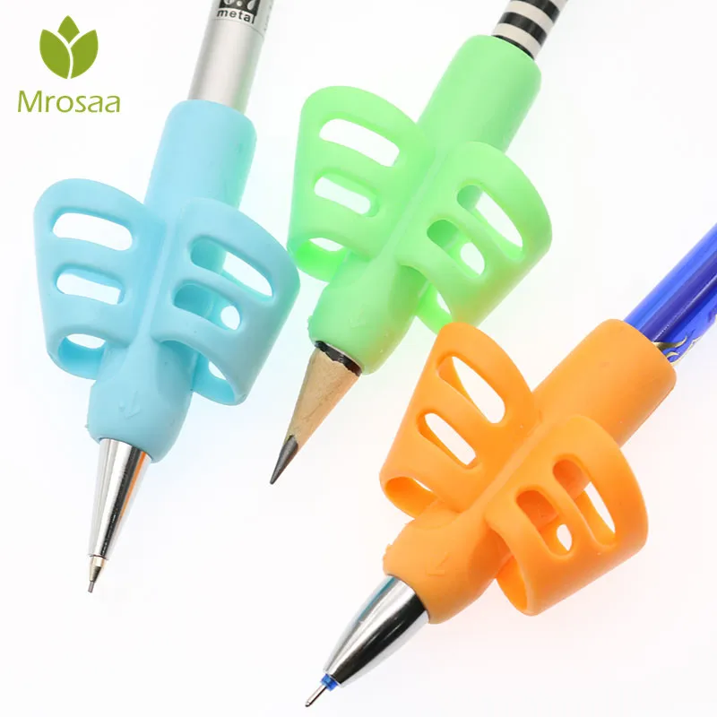 3pcs Two-Finger Grip Silicone Baby Learning Writing Tool Writing Pen Writing Posture Correction Device Children Stationery Gift
3pcs Two-Finger Grip Silicone Baby Learning Writing Tool Writing Pen Writing Posture Correction Device Children Stationery Gift