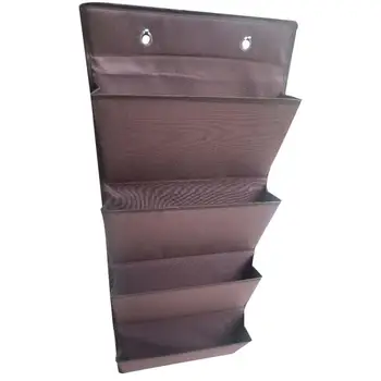 Over The Door Hanging Organizer with 4 Pockets Metal Hooks Oxford Fabric Storage Bag (Brown)
Over The Door Hanging Organizer with 4 Pockets Metal Hooks Oxford Fabric Storage Bag (Brown)