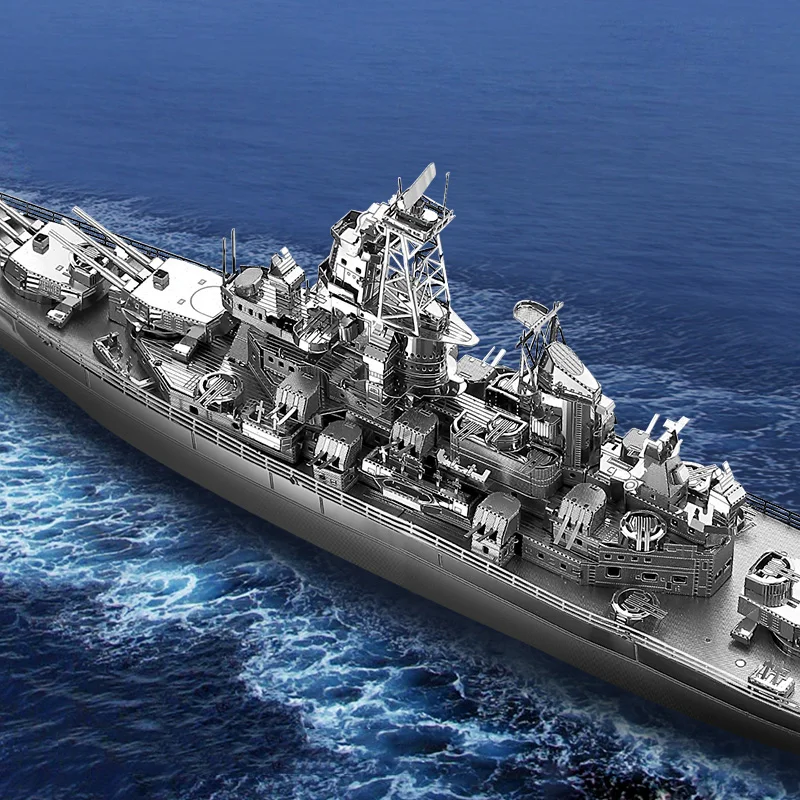 Piececool 3D Metal Puzzle Toy DIY Ship Model USS Missouri Military Battleship Assembly Puzzles Decoration Funny Toys For Kids
Piececool 3D Metal Puzzle Toy DIY Ship Model USS Missouri Military Battleship Assembly Puzzles Decoration Funny Toys For Kids