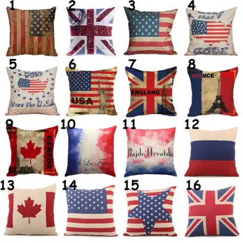 HGLEGYW Cotton Linen Cushion Case Home Soft Room Gifts Single Sides Printing Vintage American Flag Pillow Cases
HGLEGYW Cotton Linen Cushion Case Home Soft Room Gifts Single Sides Printing Vintage American Flag Pillow Cases