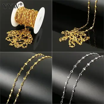 10m Stainless Steel Heart Chains Gold/Original Metal Chains For Jewelry Making DIY Necklace Bracelets Making Men Women Jewelry
10m Stainless Steel Heart Chains Gold/Original Metal Chains For Jewelry Making DIY Necklace Bracelets Making Men Women Jewelry
