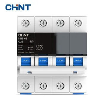 CHINT Miniature Circuit Breaker Overload Protection TaiChi NB6-63 4P Series Household Air Switch 25A 32A 40A 50A 63A
CHINT Miniature Circuit Breaker Overload Protection TaiChi NB6-63 4P Series Household Air Switch 25A 32A 40A 50A 63A