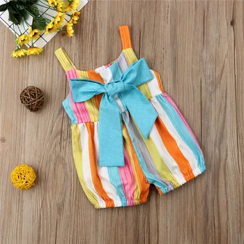 Newborn Baby Girls free shipping clothes sleeveless cotton lovely Striped Romper Bow square collar kids Toddler Tops one pieces
Newborn Baby Girls free shipping clothes sleeveless cotton lovely Striped Romper Bow square collar kids Toddler Tops one pieces