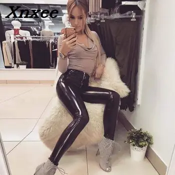 PU leather casual pencil pants women high waist elastic leggings sexy slim hip push up pants fitness leather trousers plus size
PU leather casual pencil pants women high waist elastic leggings sexy slim hip push up pants fitness leather trousers plus size