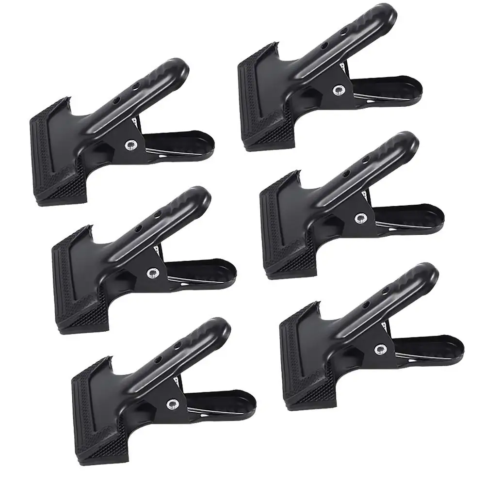 6-Pack Set Backdrop Clamps 4.3 Inch With 2.2 Inch Max Opening Photography Clips Heavy Duty Spring Background Clamp For Photo S
6-Pack Set Backdrop Clamps 4.3 Inch With 2.2 Inch Max Opening Photography Clips Heavy Duty Spring Background Clamp For Photo S