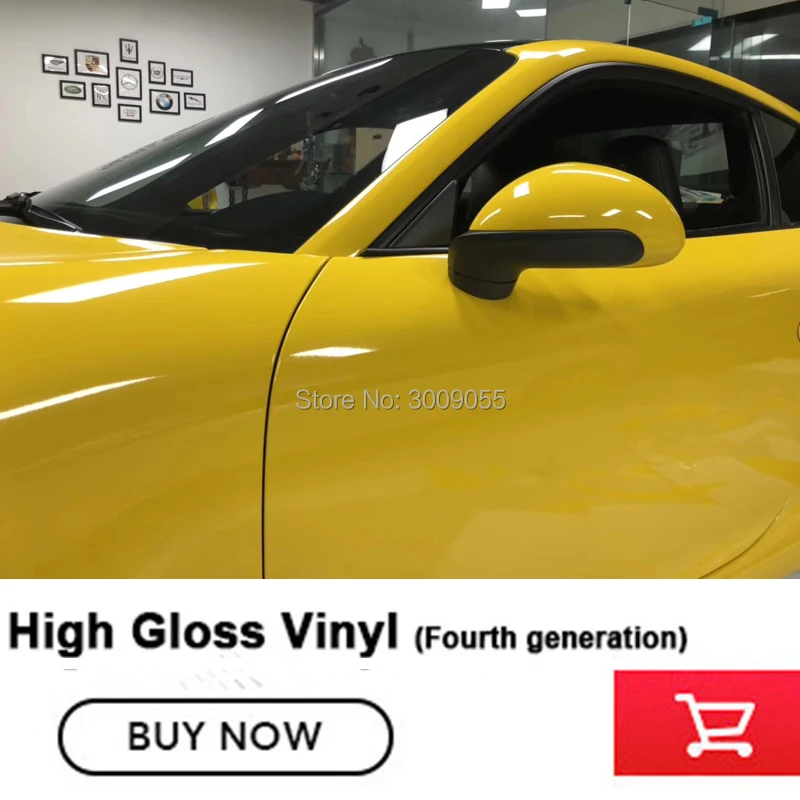 Yellow Ultra Glossy Car Wrapping Films High Gloss dark Yellow Vinyl Stickers Wrap With Bubble Free Warranty 5 years quality
Yellow Ultra Glossy Car Wrapping Films High Gloss dark Yellow Vinyl Stickers Wrap With Bubble Free Warranty 5 years quality