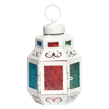 Moroccan Style European Iron Candlestick Hexagonal Lantern Light Colored Glass Candlestick Creative Desktop Crafts Wedding Gifts
Moroccan Style European Iron Candlestick Hexagonal Lantern Light Colored Glass Candlestick Creative Desktop Crafts Wedding Gifts