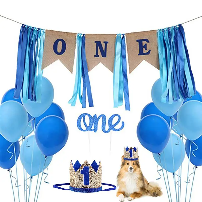 Pet Birthday Decoration Banner Pet Crown Hat Cap Cake topper Balloon Dog 1st Birthday Balloon Set Creative Party Balloons
Pet Birthday Decoration Banner Pet Crown Hat Cap Cake topper Balloon Dog 1st Birthday Balloon Set Creative Party Balloons