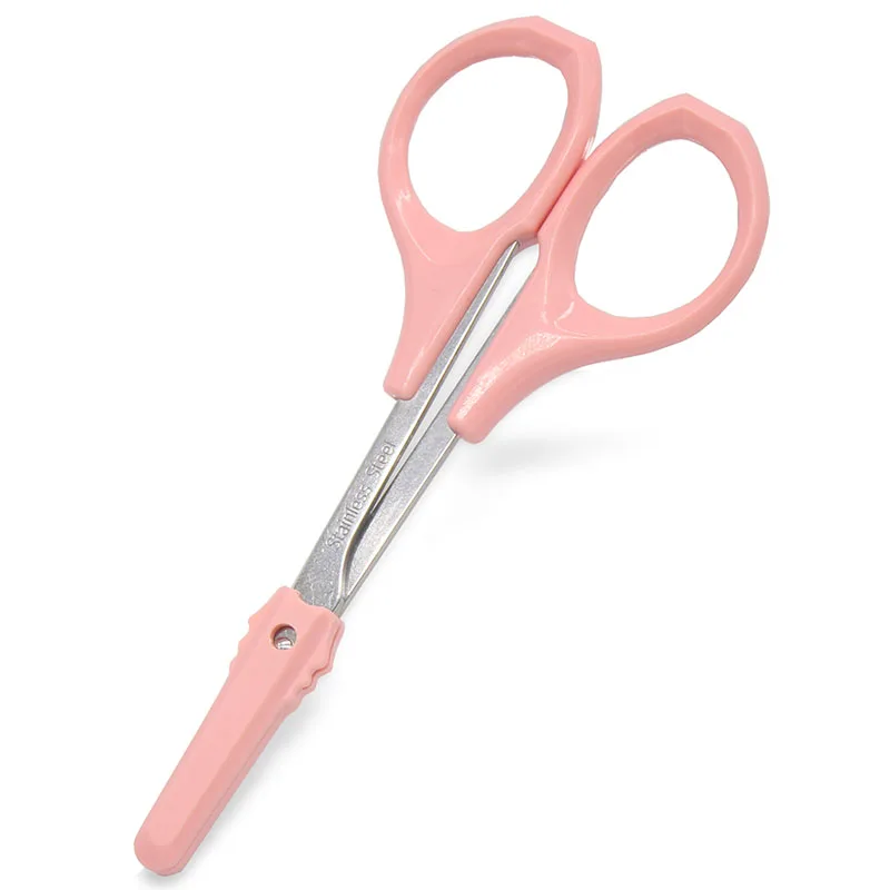 New Curved Multifunctional Eyebrow Trimmer Scissors Curved Stainless Steel Scissors Eyebrow Beauty Makeup Tool with Sharp Head
New Curved Multifunctional Eyebrow Trimmer Scissors Curved Stainless Steel Scissors Eyebrow Beauty Makeup Tool with Sharp Head