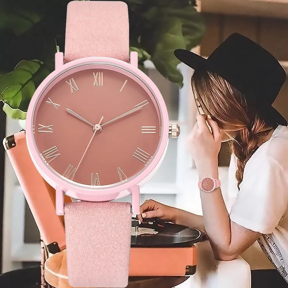 2019 New Lady Geneva Roman Numerals Leather Analog Wrist Watch Retro Leisure Time Quartz Women Watches Relogio Feminino Clock
2019 New Lady Geneva Roman Numerals Leather Analog Wrist Watch Retro Leisure Time Quartz Women Watches Relogio Feminino Clock