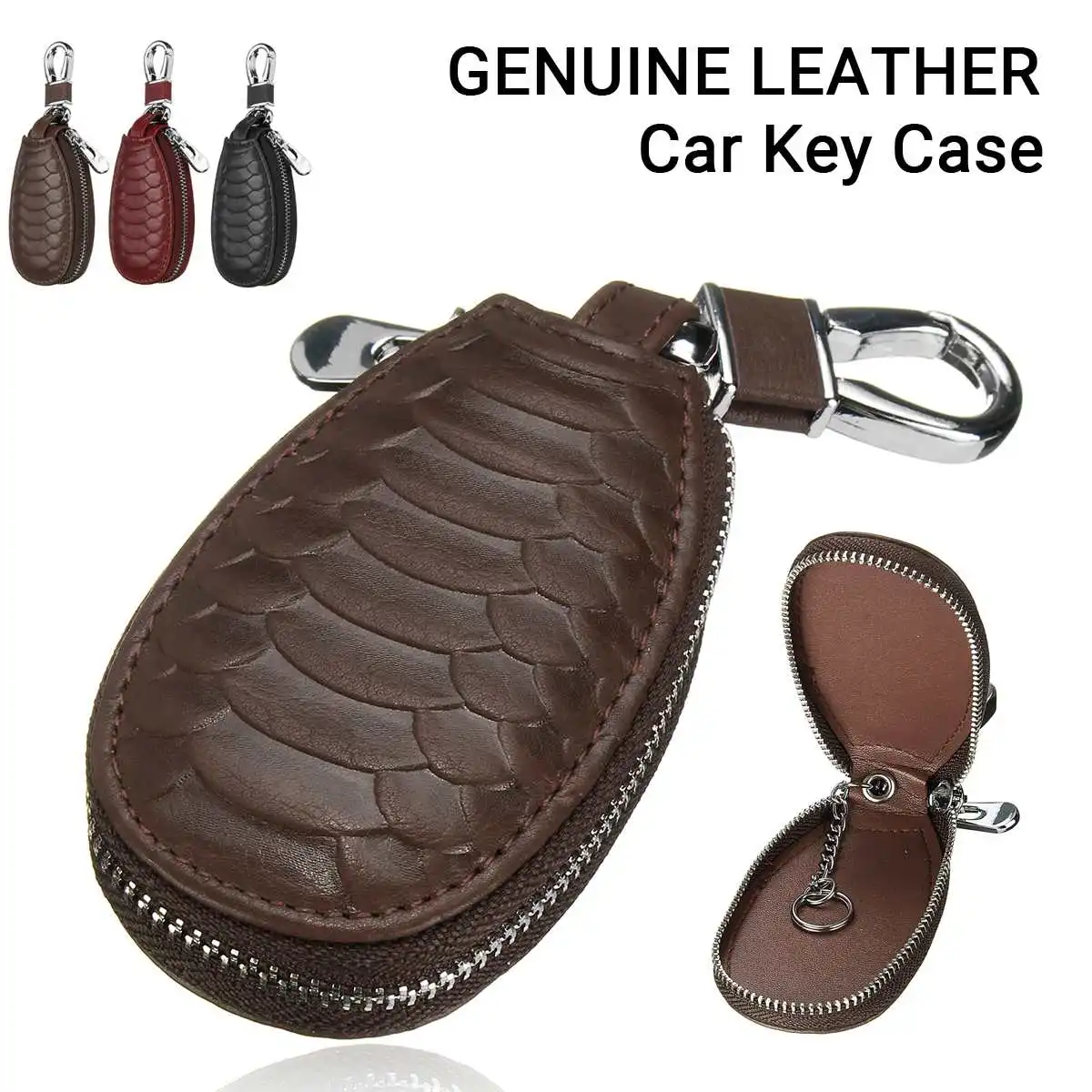 Genuine Leather Key Wallet Keys case Car Remote Key Holders Portable Men Women Multifunctional Home Keychain Bag 8*5cm
Genuine Leather Key Wallet Keys case Car Remote Key Holders Portable Men Women Multifunctional Home Keychain Bag 8*5cm