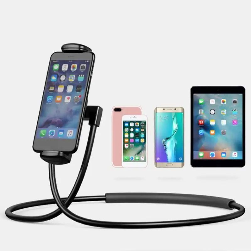 Lazy Neck Hanging Holder for Mobile Phone Tablet PC Support Mount Desk Bracket Universal Flexible Necklace Cellphone Stand
Lazy Neck Hanging Holder for Mobile Phone Tablet PC Support Mount Desk Bracket Universal Flexible Necklace Cellphone Stand