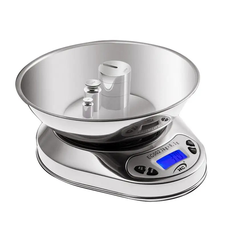 Portable Accurate Sensitive Scale Stainless Steel Digital Cooking Food Scales With Detachable Mixing Bowl For Kitchen Dining
Portable Accurate Sensitive Scale Stainless Steel Digital Cooking Food Scales With Detachable Mixing Bowl For Kitchen Dining