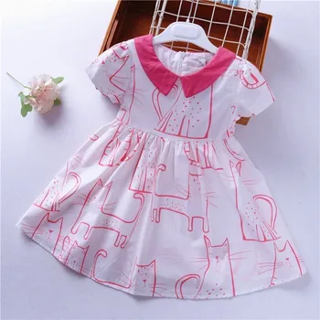 girl summer dress cotton print cat pattern pink blue kids dresses for girl's clothing children dress boutiques
girl summer dress cotton print cat pattern pink blue kids dresses for girl's clothing children dress boutiques