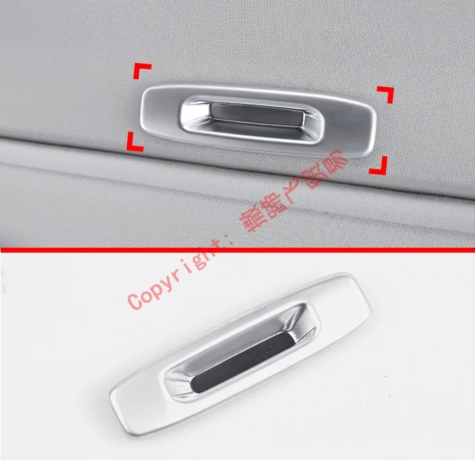 

ABS Pearl Chrome Interior Sunroof Handle Cover Trim For Subaru Forester SK 2018 2019 Car Accessories Stickers W4