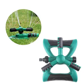 360 Degree Circle Rotating Water Sprinkler Garden Sprinklers Automatic Watering Grass Lawn With 3 Nozzles Three Arm Pipe Hose
360 Degree Circle Rotating Water Sprinkler Garden Sprinklers Automatic Watering Grass Lawn With 3 Nozzles Three Arm Pipe Hose