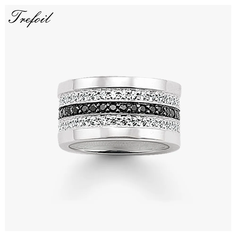 Trendy Black White Pave Wedding Eternity Rings, 925 Sterling Silver Zircon Pave Fashion Jewelry Gift For Women and Men Anillos
Trendy Black White Pave Wedding Eternity Rings, 925 Sterling Silver Zircon Pave Fashion Jewelry Gift For Women and Men Anillos