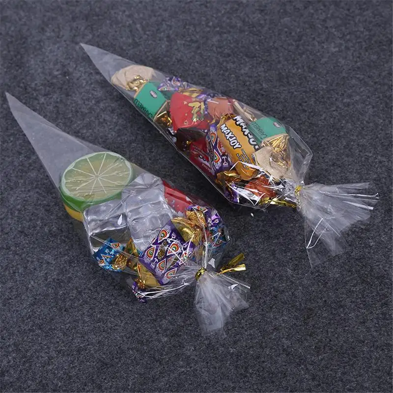 100pcs DIY Candy Packaging Bag Transparent Wedding Birthday Party Clear Cone Storage Bags Party Supplies Decoration Bags
100pcs DIY Candy Packaging Bag Transparent Wedding Birthday Party Clear Cone Storage Bags Party Supplies Decoration Bags