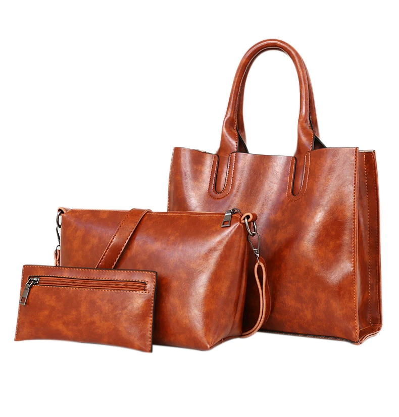 3PCS Pu Leather Women Bag High Quality Casual Female Handbags Large Capacity Composite Bag Big Women Shoulder Bags
3PCS Pu Leather Women Bag High Quality Casual Female Handbags Large Capacity Composite Bag Big Women Shoulder Bags