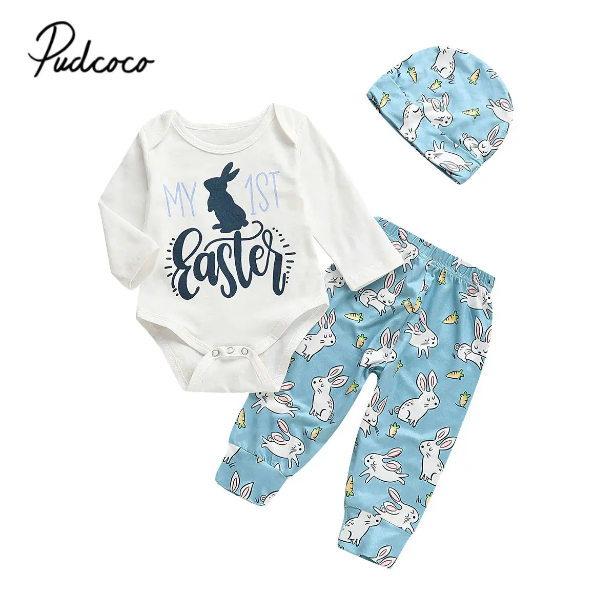 pudcoco 2019 princess girl boy 1st Easter Rabbit clothes set Long sleeve romper +blue pants +Cover Hat clothes autumn wear 0-18m
pudcoco 2019 princess girl boy 1st Easter Rabbit clothes set Long sleeve romper +blue pants +Cover Hat clothes autumn wear 0-18m
