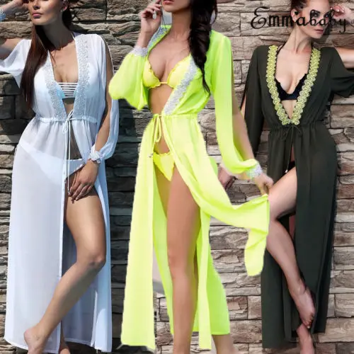 New Pareo Chiffon Beach Cover Up Womens Beach Long Maxi Dress Cardigan Loose Cardigan Bikini Cover Up See Through Bathing Suit
New Pareo Chiffon Beach Cover Up Womens Beach Long Maxi Dress Cardigan Loose Cardigan Bikini Cover Up See Through Bathing Suit