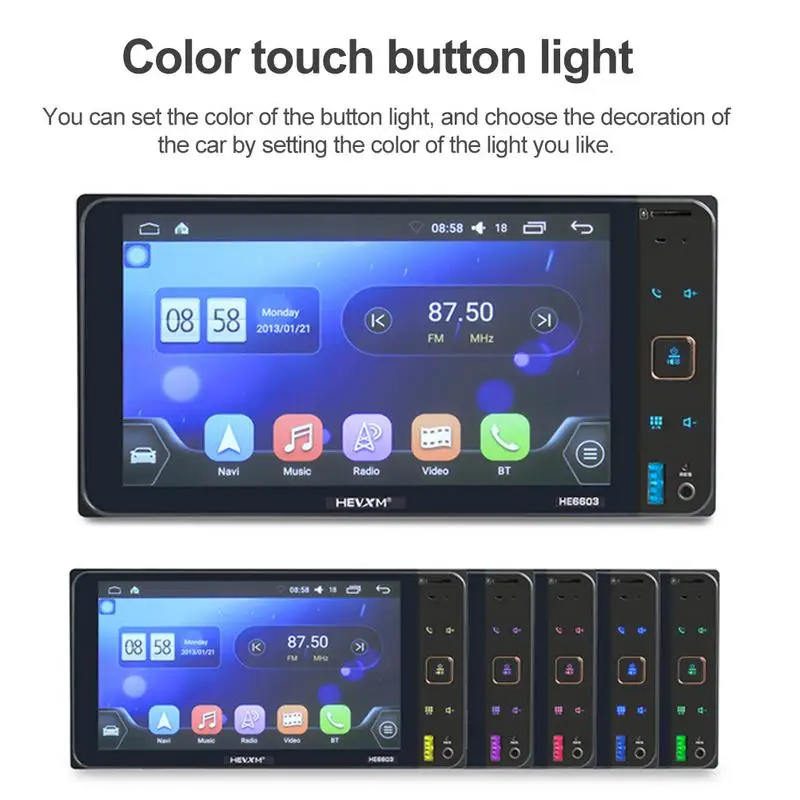 7 Inch 12V MP5 Capacitive Screen Car Android MP5 Navigation Player GPS Navigation Integrated Machine HE6603 for Android 6.0
7 Inch 12V MP5 Capacitive Screen Car Android MP5 Navigation Player GPS Navigation Integrated Machine HE6603 for Android 6.0
