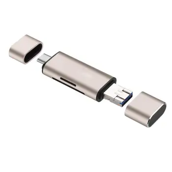 5-in-1 Type C OTG Card Reader With USB Female Interface For PC USB 3.0 Read TF Memory Card Reader Adapter Computer Supplies