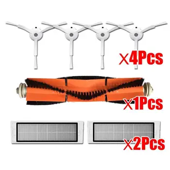 New 2pcs improved version washable hepa filter+4pcs side brush+1pcs main brush for Xiaomi Mi Robot Roborock S50 S51 parts
New 2pcs improved version washable hepa filter+4pcs side brush+1pcs main brush for Xiaomi Mi Robot Roborock S50 S51 parts