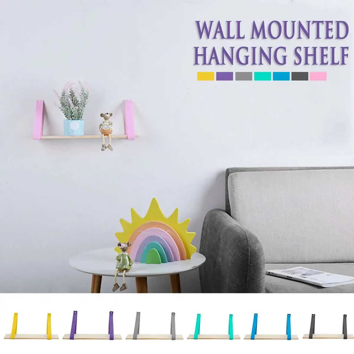 Wall Mounted Shelf Vintage Storage Floating Board Hanging Storage Rack Bracket Colorful Wood Felt Space Saving Decorative Shelve
Wall Mounted Shelf Vintage Storage Floating Board Hanging Storage Rack Bracket Colorful Wood Felt Space Saving Decorative Shelve