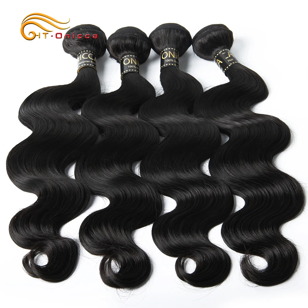 Onicca Body Wave Brazilian Hair Weave Bundles 1 Bundle 100% Human Hair 3 and 4 Bundles Natural Color Remy Hair Extension
Onicca Body Wave Brazilian Hair Weave Bundles 1 Bundle 100% Human Hair 3 and 4 Bundles Natural Color Remy Hair Extension