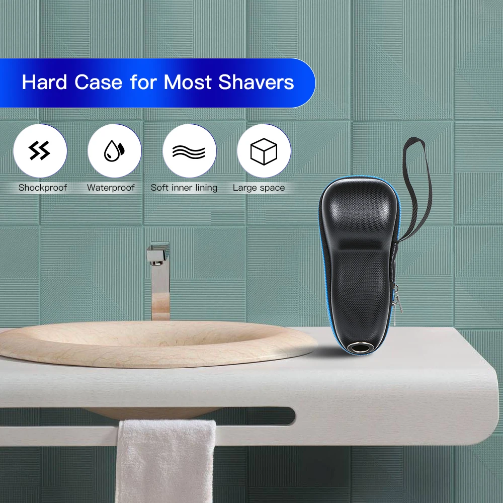 Hard Case for Philips and for Braun Shaver S7000 S5000 S900 RQ PT HQ Series Beard Trimmer Storage Bag with Metal Hole to Charge
Hard Case for Philips and for Braun Shaver S7000 S5000 S900 RQ PT HQ Series Beard Trimmer Storage Bag with Metal Hole to Charge