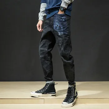 #2035 Autumn Winter Jeans Jogger Hombre Black Patchwork Pocket Loose Denim Harem Jeans Men Full Length Plus Size 42 Men's Jeans
#2035 Autumn Winter Jeans Jogger Hombre Black Patchwork Pocket Loose Denim Harem Jeans Men Full Length Plus Size 42 Men's Jeans
