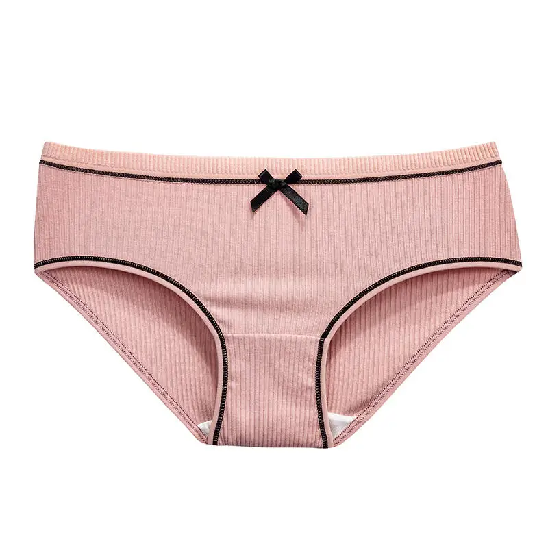Ladies Underwear Cotton Panties Breathable Mid-waist Briefs Sexy Women Triangle Panties Underwear Lingerie Bow Intimates Briefs
Ladies Underwear Cotton Panties Breathable Mid-waist Briefs Sexy Women Triangle Panties Underwear Lingerie Bow Intimates Briefs