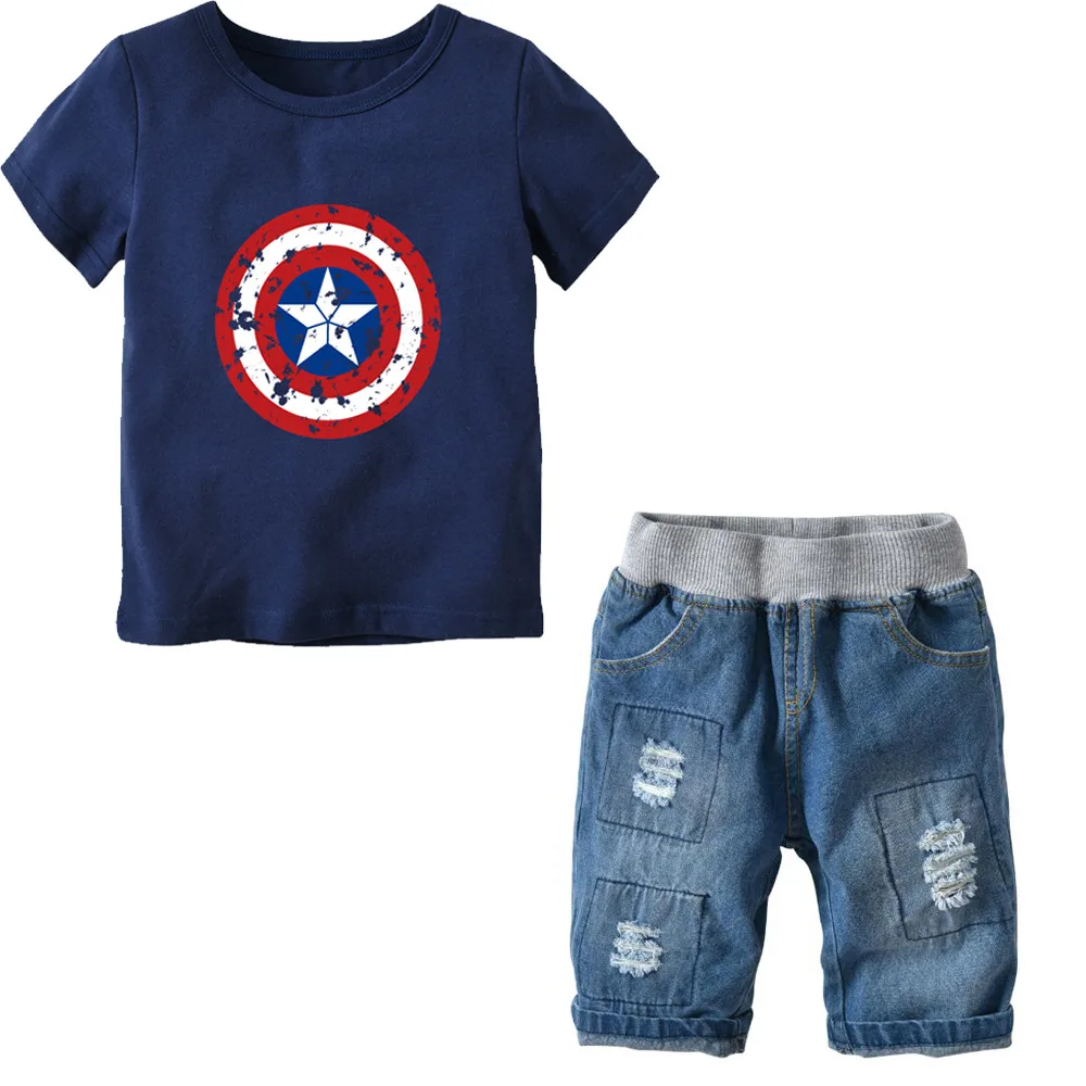 HI&JUBER 2019 Boys Summer Clothes Children Star Clothing Sets For Boy Short Sleeve Shirts +Jeans Cool Denim Shorts Suit
HI&JUBER 2019 Boys Summer Clothes Children Star Clothing Sets For Boy Short Sleeve Shirts +Jeans Cool Denim Shorts Suit