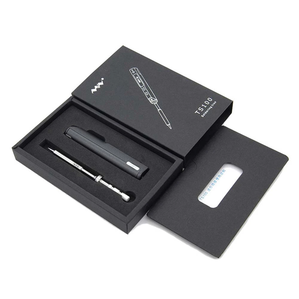HHO-mini Portable 65W Programmable TS100 Electric Soldering Iron Stylish Digital LCD Display with TS-I Soldering Iron Tip
HHO-mini Portable 65W Programmable TS100 Electric Soldering Iron Stylish Digital LCD Display with TS-I Soldering Iron Tip