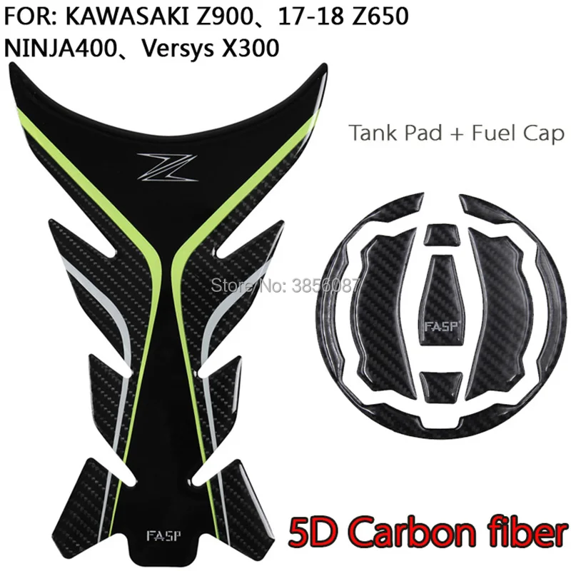 FASP Real Carbon fiber tank pad Protector Sticker For KAWASAKI Z900 Z650 NINJA650-17 Versys-X300 NINJA400
FASP Real Carbon fiber tank pad Protector Sticker For KAWASAKI Z900 Z650 NINJA650-17 Versys-X300 NINJA400