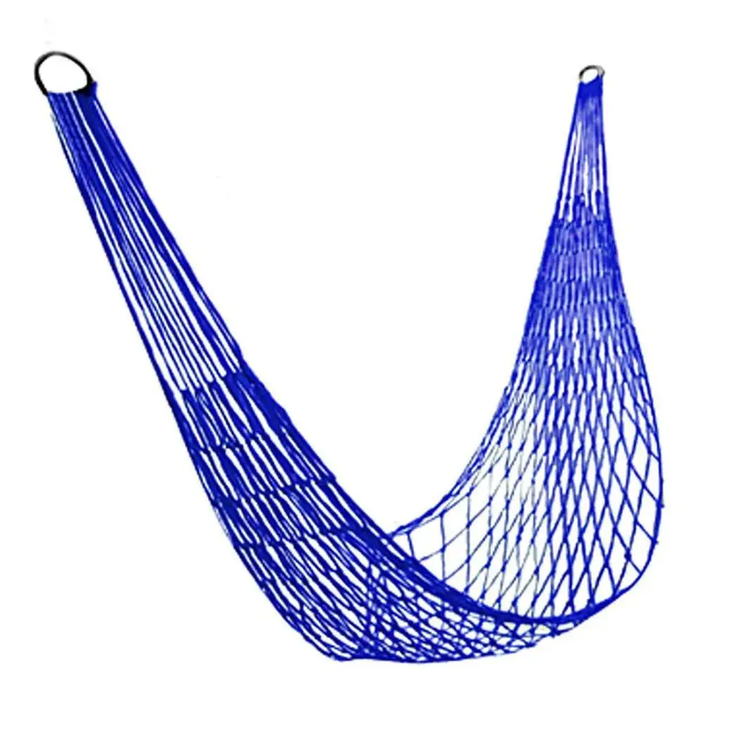 Portable Mesh Nylon Hanging Hammock Outdoor Camping Hiking Travel Home, Park, Travel, Outdoor, etc 100 Kg Tree
Portable Mesh Nylon Hanging Hammock Outdoor Camping Hiking Travel Home, Park, Travel, Outdoor, etc 100 Kg Tree