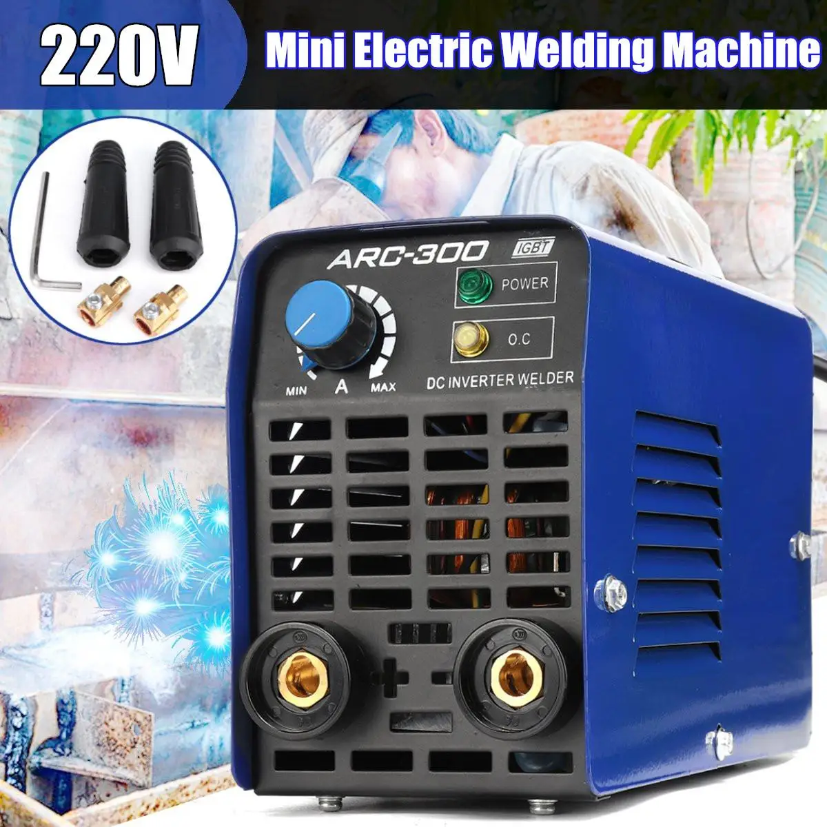 ARC-300 220V 12KVA 20-300A Handheld Mini MMA IGBT Inverter Mini Electric ARC Welding Welder-Machine Tool
ARC-300 220V 12KVA 20-300A Handheld Mini MMA IGBT Inverter Mini Electric ARC Welding Welder-Machine Tool