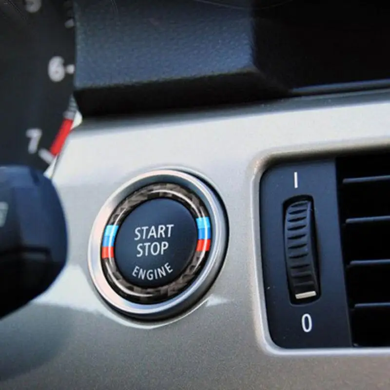 Car Real Carbon Fiber Engine Start Stop Push Button Ignition Key Ring Decor For BMW 3 Series E90 E92 E93 E89 Z4 M Sport
Car Real Carbon Fiber Engine Start Stop Push Button Ignition Key Ring Decor For BMW 3 Series E90 E92 E93 E89 Z4 M Sport