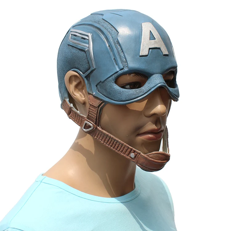 Novelty Cosplay Masquerade Party Latex Captain America Adult Mask Men's Cool Helmet Halloween Props Superhero Character Headgear
Novelty Cosplay Masquerade Party Latex Captain America Adult Mask Men's Cool Helmet Halloween Props Superhero Character Headgear
