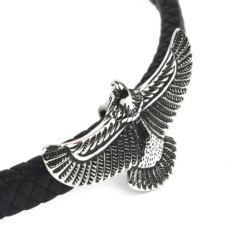 Eagle Jewelry Beads Stainless Steel Bracelet Bead DIY Jewelry Making Craft Handmade Accessories Jewelry Findings fit 12*6mm cord
Eagle Jewelry Beads Stainless Steel Bracelet Bead DIY Jewelry Making Craft Handmade Accessories Jewelry Findings fit 12*6mm cord