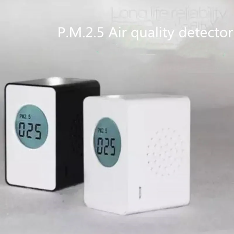 PM2.5 Detector PM 2.5 Air Quality Monitor Temperature Humidity Tester Meter Car Detector White
PM2.5 Detector PM 2.5 Air Quality Monitor Temperature Humidity Tester Meter Car Detector White