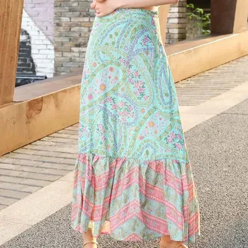 2019 Summer New Bohemian Long Skirt Women Ruffle Empire Waist Holiday Floral Print Skirt Beach A-Line Skirts
2019 Summer New Bohemian Long Skirt Women Ruffle Empire Waist Holiday Floral Print Skirt Beach A-Line Skirts