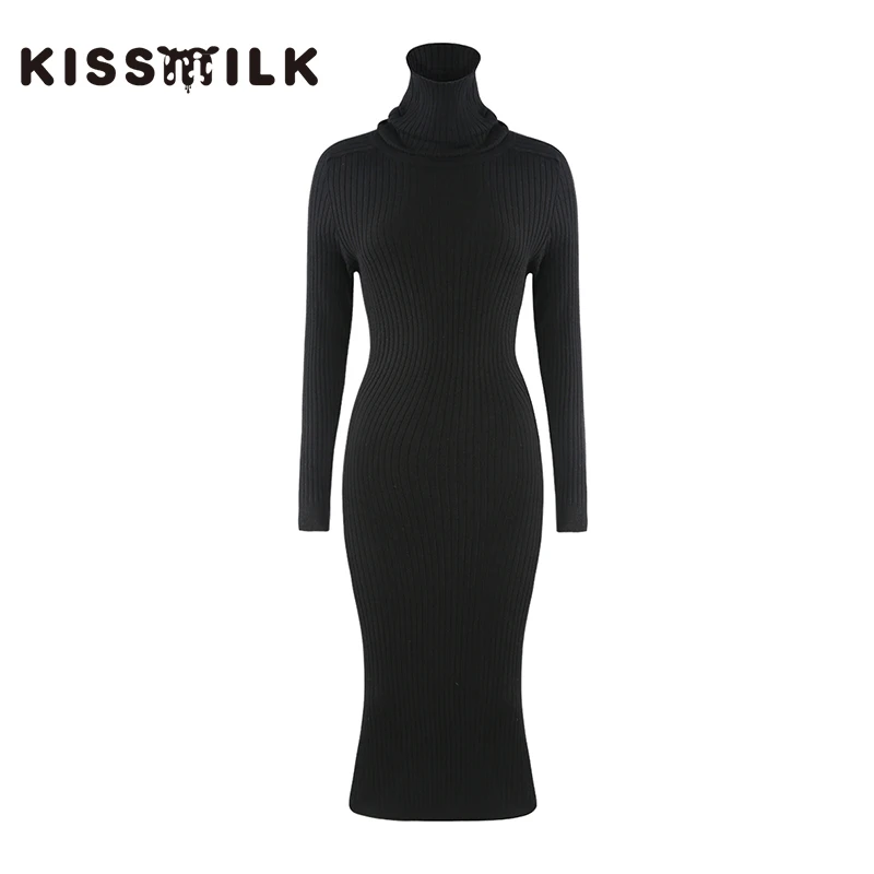 Kissmilk Plus Size Women Clothing Solid Black Casual High-collar Dress Lace Slim Bodycon Dress Elegant Big Size Dress Vestido
Kissmilk Plus Size Women Clothing Solid Black Casual High-collar Dress Lace Slim Bodycon Dress Elegant Big Size Dress Vestido