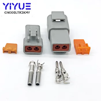1 Set Deutsch DTP 2/4 Pin DTP06-4S/DTP06-2S DTP04-4P/DTP04-2P Gray Male Female Waterproof Electrical Auto Connectors Plug
1 Set Deutsch DTP 2/4 Pin DTP06-4S/DTP06-2S DTP04-4P/DTP04-2P Gray Male Female Waterproof Electrical Auto Connectors Plug