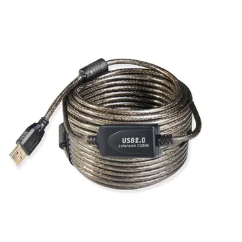 USB 2.0 Signal Amplifier Extension Cable 5M Pure Copper PVC Material for Wireless Network Amplifier
USB 2.0 Signal Amplifier Extension Cable 5M Pure Copper PVC Material for Wireless Network Amplifier