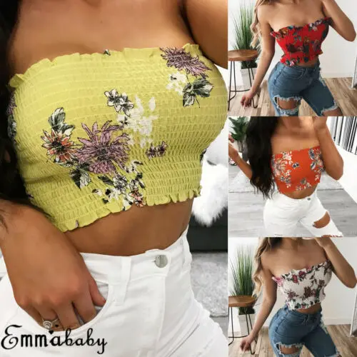 2019 Women Sexy Printed Shirts Off Shoulder Crop Tops Strap Shirt Blouse Floral T-shirt
2019 Women Sexy Printed Shirts Off Shoulder Crop Tops Strap Shirt Blouse Floral T-shirt