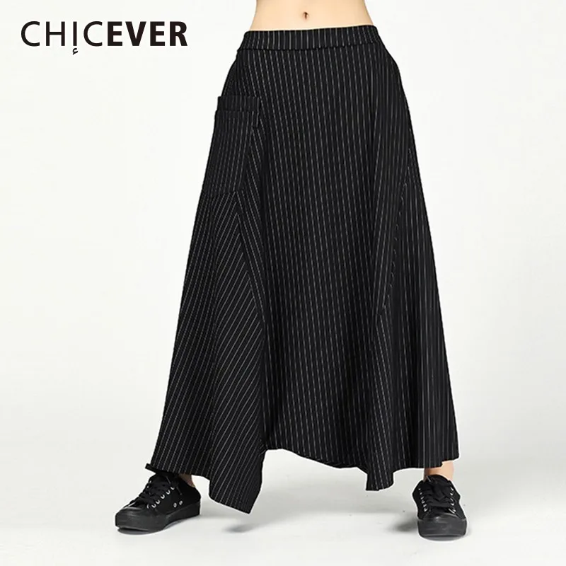 CHICEVER Irregular Cross Pants Female High Waist Ankle Length Striped Trousers For Women Casual Fashion Tide 2019 Spring Autumn
CHICEVER Irregular Cross Pants Female High Waist Ankle Length Striped Trousers For Women Casual Fashion Tide 2019 Spring Autumn