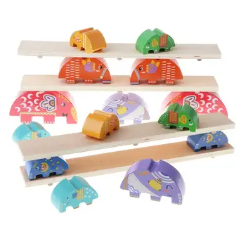 Wooden Elephant Animal Shape Blocks Balancing Stacking Game Montessori Early Learning Educational Toys for Children Kids
Wooden Elephant Animal Shape Blocks Balancing Stacking Game Montessori Early Learning Educational Toys for Children Kids